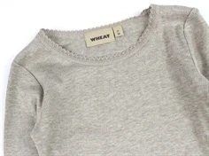 Wheat gravel melange t-shirt Reese rib lace